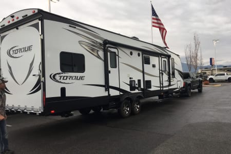 2017 Heartland Torque toy hauler with separate garage