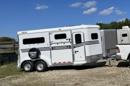 2022 Gore 2 Horse Bumper Pull With Side Ramp