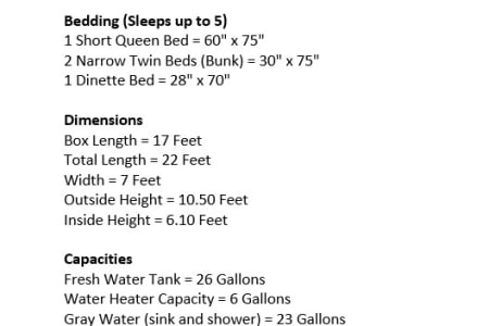 Multiple LocationsRV rentals