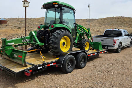 2022 20? 10k Car/ Toy hauler with 12k Winch