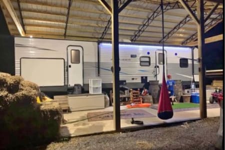 2021 Primetime Adventure bunkhouse, outdoor kitcken