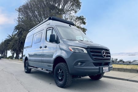 SF City: 4x4 Winnebago Revel located on Treasure Island, San Francisco