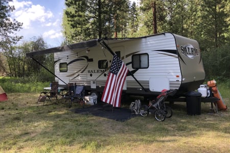 Family Fun & Adventure Ready to Go in 29 ft Travel Trailer