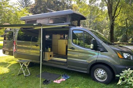 Custom 2022 AWD Ford Transit w/Pop Top (Portland, ME)