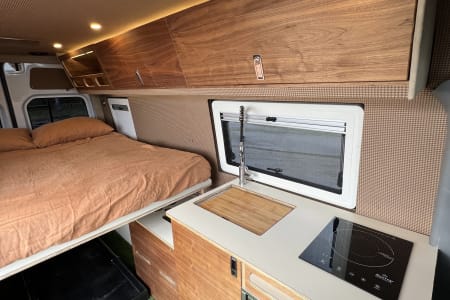 Luxury Mercedes Sprinter with Dreamy Mid Century Interior