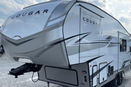 Our Mini Home Away From Home 2024 Cougar Half Ton 23 MLE