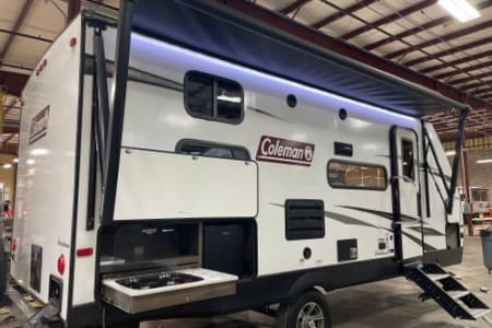 Maria's 2021 Dutchmen Coleman Light LX 23' bunkhouse