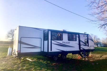 2019 Forest River Wildcat rear bunkhouse