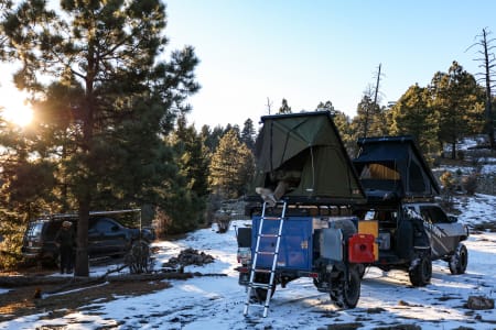 Rugged Retreat: Turtle Back Trailer for Off-Trail Adventures