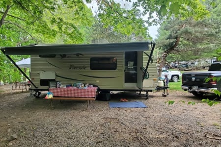 Easy to trailer, perfect sized travel trailer