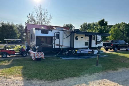 The McCamper!! Delivered to the Indiana Dunes or other campgrounds.