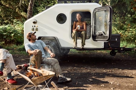 Edmonds WA Four Person All-Electric 2024 Super-Powered Teardrop Trailer