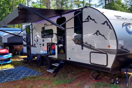 Brunswick ME 2023 Forest River Cherokee Grey Wolf Black Label Bunkhouse