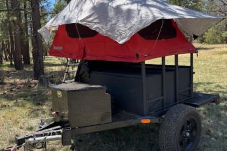 Chandler AZ Lightweight Off-Road Go Anywhere Trailer w/Rooftop Tent