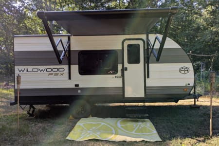 Muskegon MI Kline Kamper 2025 Forest River Wildwood FSX