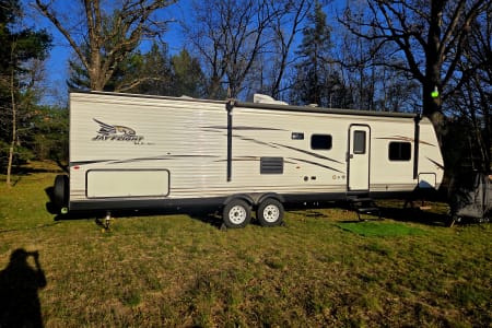 Ludington MI 2018 Jayco 294 Quad Bunkhouse Delivery and Pick Up
