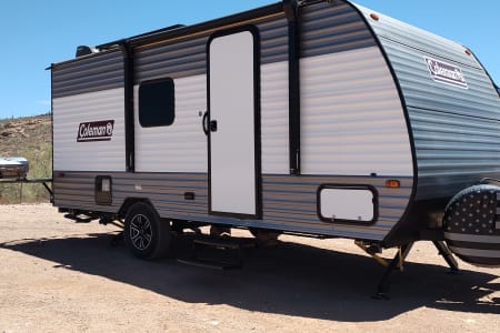 Apache Junction AZ Explore AZ Coleman 17B   Solar+Generator