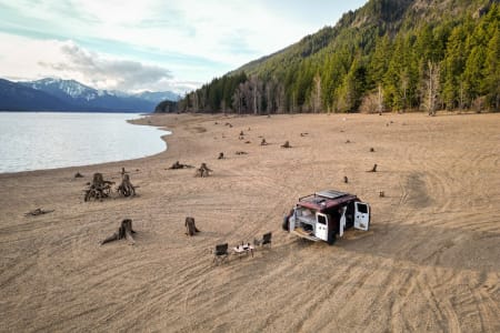Pacifica CA Maurice the Van | Cozy Off-Grid Camper w/ Solar & Kitchen