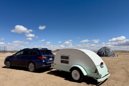 Santa Monica CA 1950’s renovated teardrop trailer
