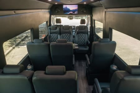 Walnut CA 2025 Mercedes 15 Passenger Luxury shuttle