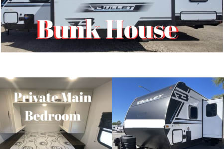 Pismo, Beach CA Affordable Family Fun Quad Bunk w/Slide