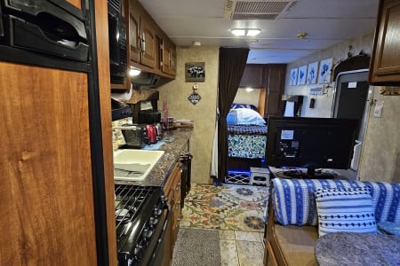 Clipper Mills CA 2010 Jayco Jay Flight set up at campsite