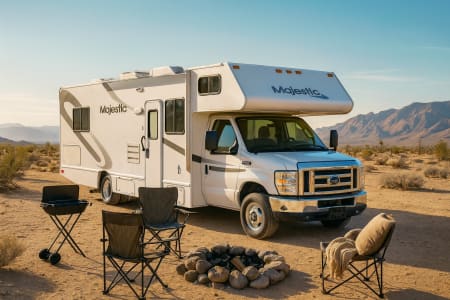 Las Vegas NV (#1) Las Vegas RV Rental – Class C Motorhome Sleeps 6, Pet & Festival fri