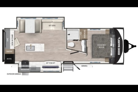 Pennsauken NJ 2025 Eddie Bauer 2600RK Luxury Camper for Couples and Small Families