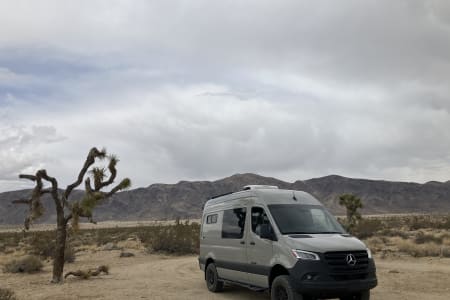 Twentynine Palms CA Kid-Friendly Sprinter Van | Queen Bed + Bunks | All-Season Comfort