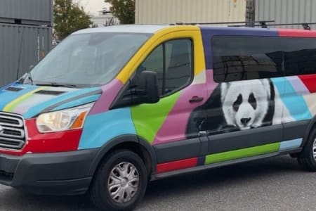 portland OR Panda Express Camper Van