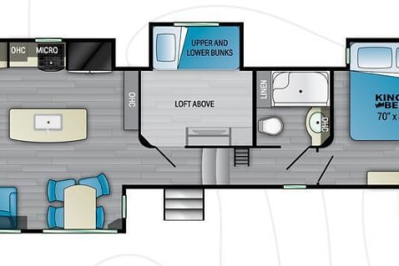 Seymour IN (Unit 21) 2022 Heartland Bighorn Traveler 38MB Fifth Wheel