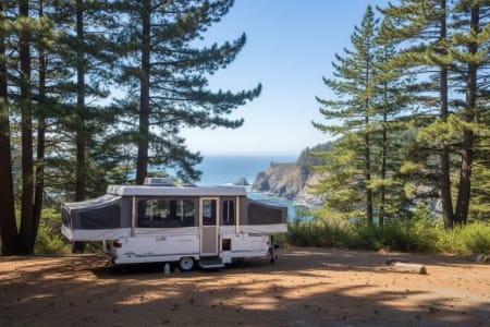 San Luis Obispo CA Niagara Cozy Retreat - Family Pop-up Camper