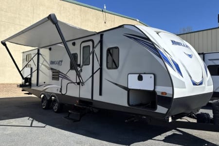 Kaukauna WI 2019 Keystone RV Bullet Delivery to  PGI Convention at WIR