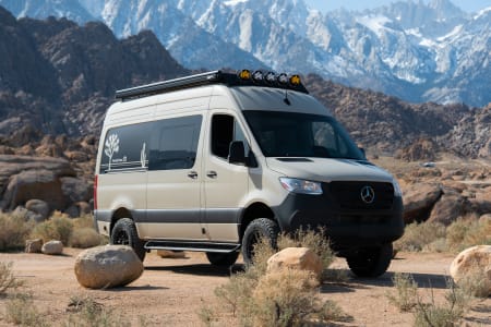 San Diego CA Van Solo | Sandy Vans Social | 2025 MB Sprinter 144 AWD