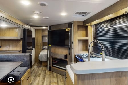 Sylva NC 2025 Forest River Campsite Reserve--Bunks, Private Master, Outdoor Kitchen!