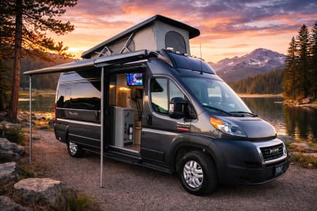Colorado Springs CO Adventure-Ready Camper Van | Sleeps 4+ | Solar + Generator | Starlink