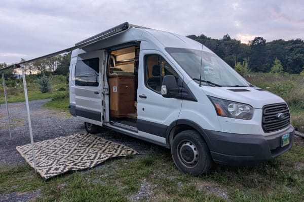 2018 Ford Transit family camper van for 4. Built for adventures!