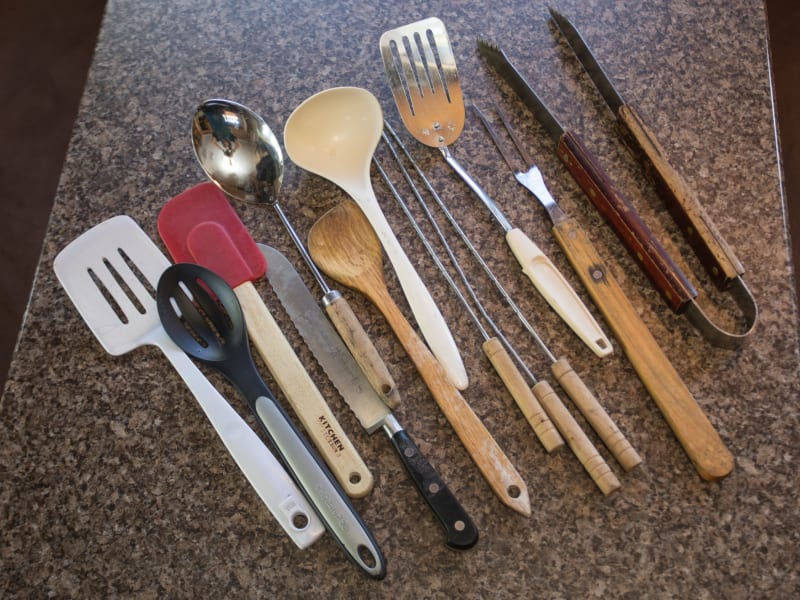 Any utensil you you need.