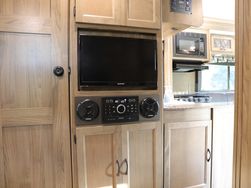 2nd TV and Control panel