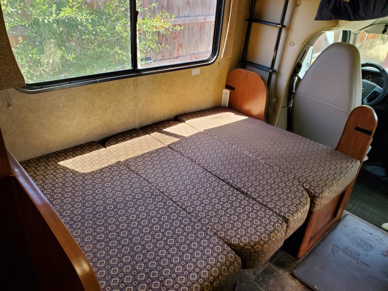 Dinette as a bed (not quit a full size)