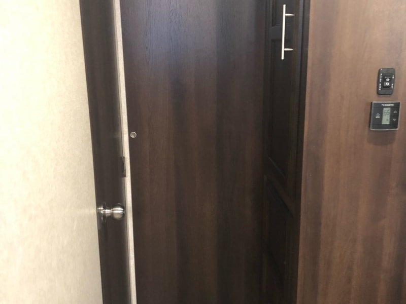 pocket door to second bedroom