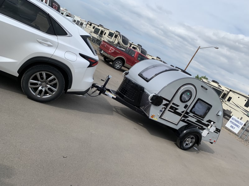 Easily towed by most vehicles. 1200 dry weight 