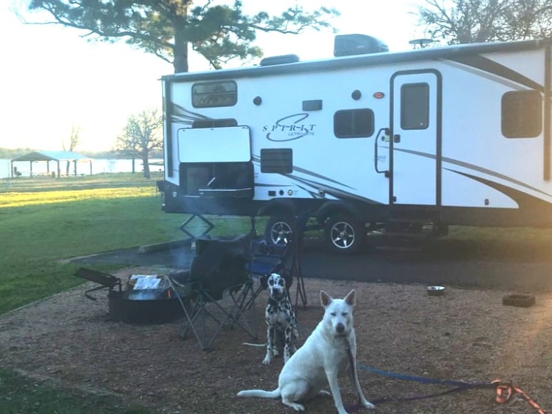 Spirit ready to get you outdoors; Groot & Phoenix posing   