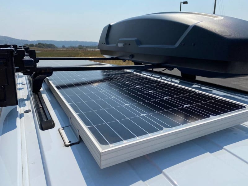 Solar Panels, Roof Rack and storage box