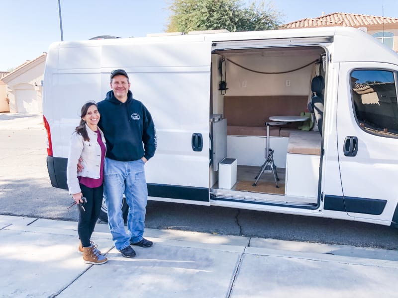 First renters before departure! 