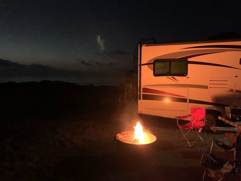 Firepit on the California Coast