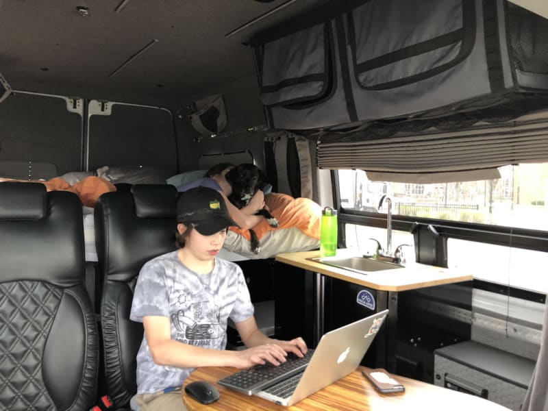 Take distance learning or remote working on the road!