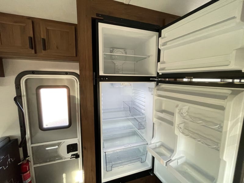 Lots of space for food in this Refrigerator and Freezer!