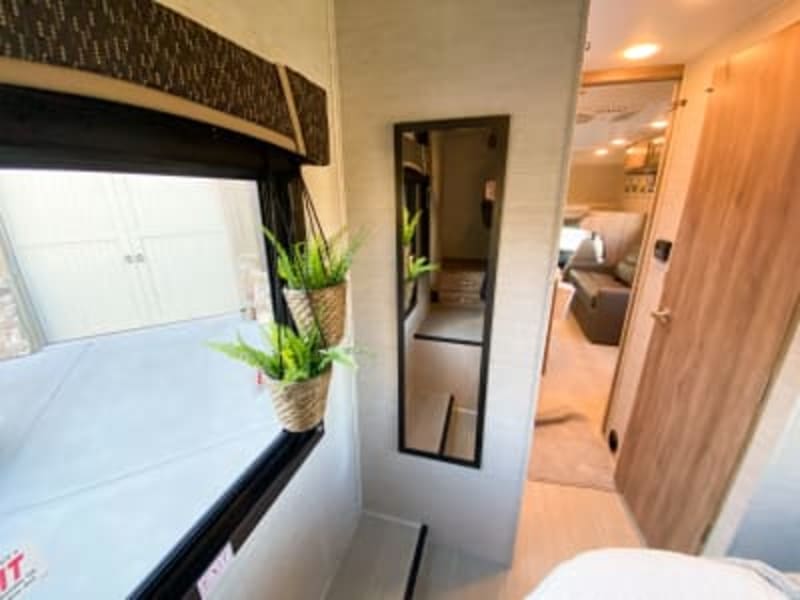 Looking out your Master Bedroom! Mirror, check.