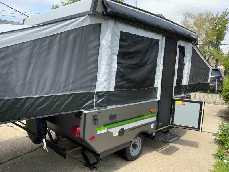 Fully screened in and an awning to keep you cool